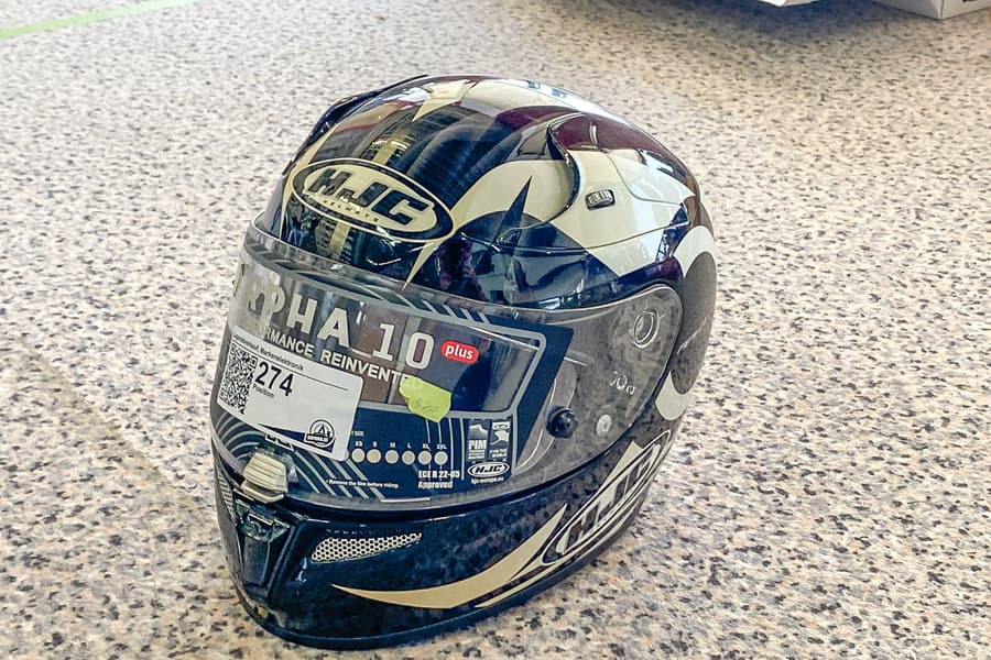 Motorradhelm HJC, Gr. S